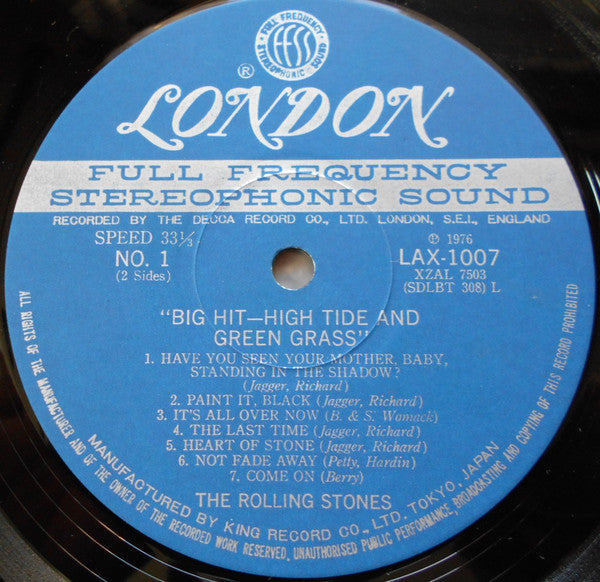 The Rolling Stones - Big Hits [High Tide And Green Grass] (Vinyl, L...