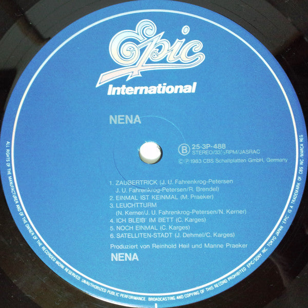 Nena - Nena (Vinyl, LP, Album, Stereo)