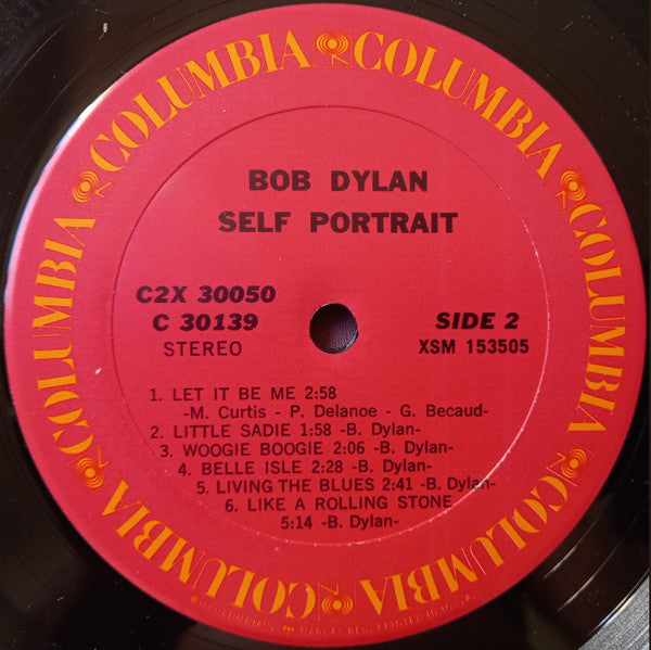Bob Dylan - Self Portrait (2xVinyl, LP, Album, Reissue, Stereo) Very Good (VG) / Good Plus (G+)
