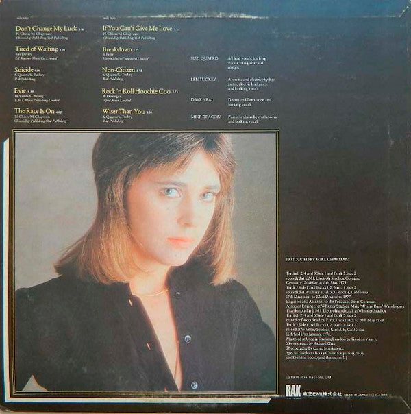 Suzi Quatro - If You Knew Suzi... (Vinyl, LP, Album, Promo) Near Mint (NM or M-) / Very Good Plus (VG+)