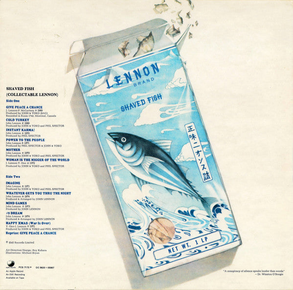John Lennon - Shaved Fish (Vinyl, LP, Album, Compilation, Stereo) Very Good (VG) / Very Good (VG)