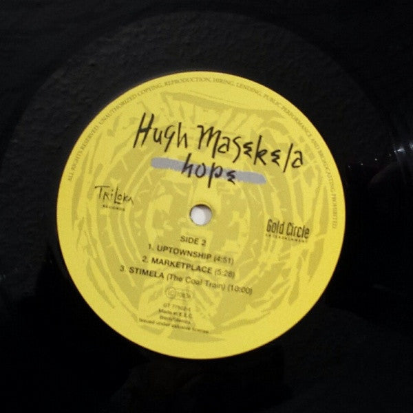 Hugh Masekela - Hope (Vinyl, LP) Near Mint (NM or M-) / Very Good Plus (VG+)