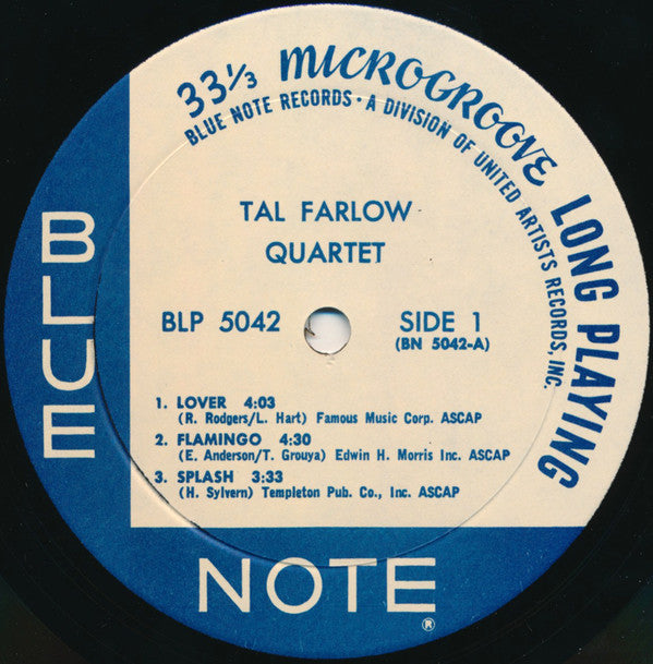 The Tal Farlow Quartet - Tal Farlow Quartet (Vinyl, LP, 10", Reissu...