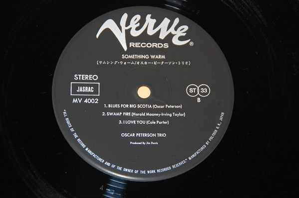 Oscar Peterson - Something Warm (Vinyl, LP, Album, Reissue, Stereo)