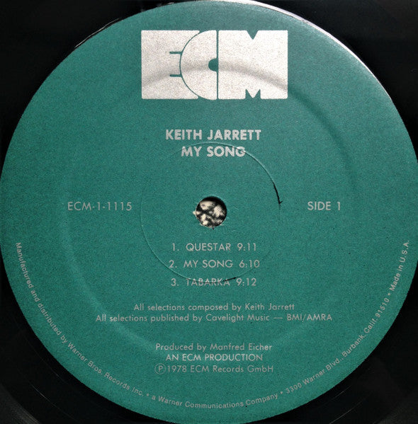 Keith Jarrett - My Song (Vinyl, LP, Album) Very Good (VG) / Very Good (VG)