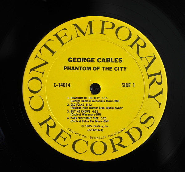 George Cables - Phantom Of The City (Vinyl, LP, Album)