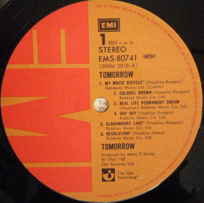 Tomorrow (2) - Tomorrow (Vinyl, LP, Album, Reissue, Stereo) Near Mint (NM or M-) / Very Good Plus (VG+)