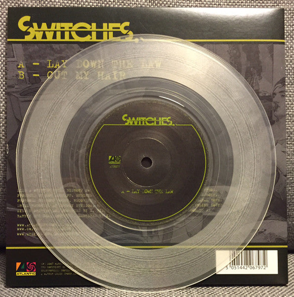 Switches - Lay Down The Law (Vinyl, 7", 45 RPM, Single) Very Good Plus (VG+) / Very Good Plus (VG+)