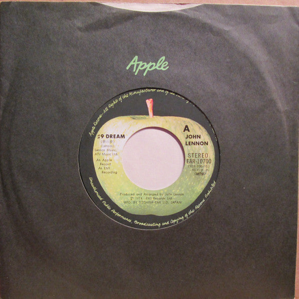 John Lennon - #9 Dream (Vinyl, 7", 45 RPM, Single, Stereo)