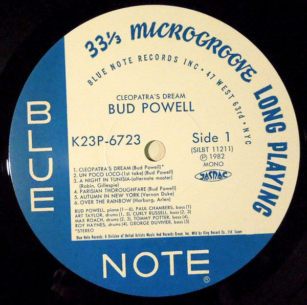 Bud Powell - Cleopatra's Dream (Vinyl, LP, Compilation, Stereo, Mono) Very Good Plus (VG+) / Very Good (VG)