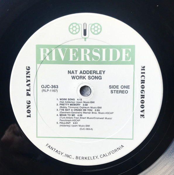 Nat Adderley - Work Song (Vinyl, LP, Album, Reissue, Remastered, St...