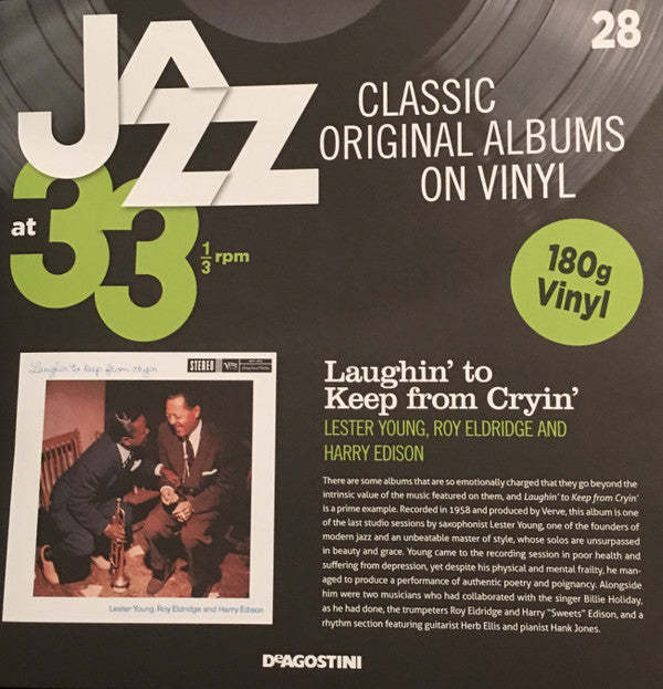 Lester Young - Laughin' To Keep From Cryin' (Vinyl, LP, Album, Reissue) Very Good (VG) / Very Good Plus (VG+)