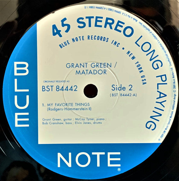 Grant Green - Matador (2xVinyl, 12", 45 RPM, Album, Limited Edition, Numbered, Reissue, Stereo) Very Good Plus (VG+) / Near Mint (NM or M-)
