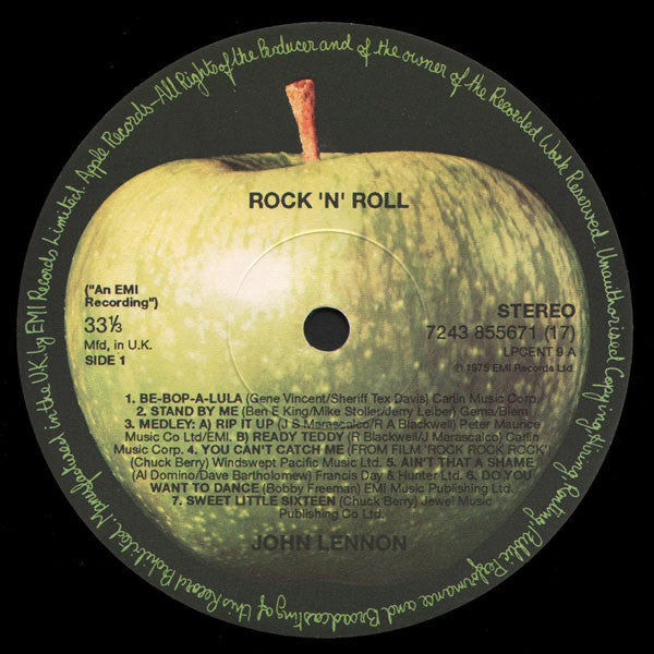 John Lennon - Rock 'N' Roll (Vinyl, LP, Album, Reissue, Remastered) Near Mint (NM or M-) / Near Mint (NM or M-)