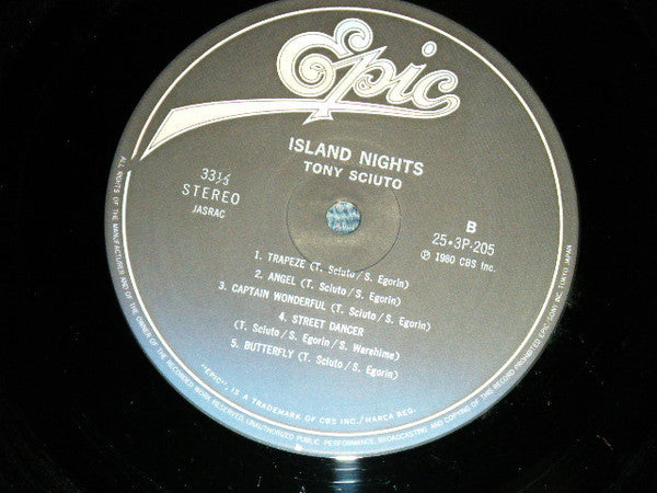 Tony Sciuto - Island Nights (Vinyl, LP, Album, Stereo)
