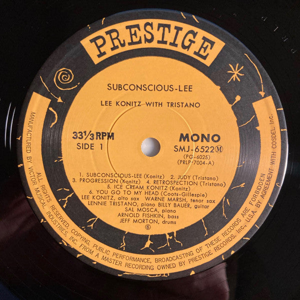 Lee Konitz - Subconscious-Lee (Vinyl, LP, Compilation, Mono, Reissu...