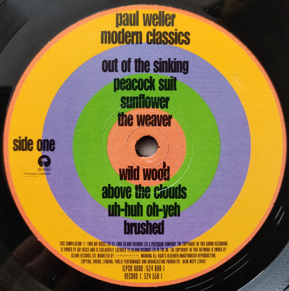 Paul Weller - Modern Classics - The Greatest Hits (2xVinyl, LP, Compilation) Very Good Plus (VG+) / Very Good Plus (VG+)