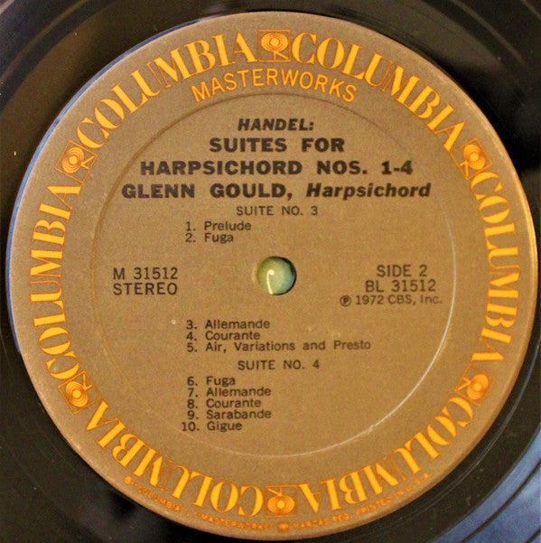 Glenn Gould - Suites For Harpsichord Nos. 1-4 (Vinyl, LP, Album) Good Plus (G+) / Good Plus (G+)