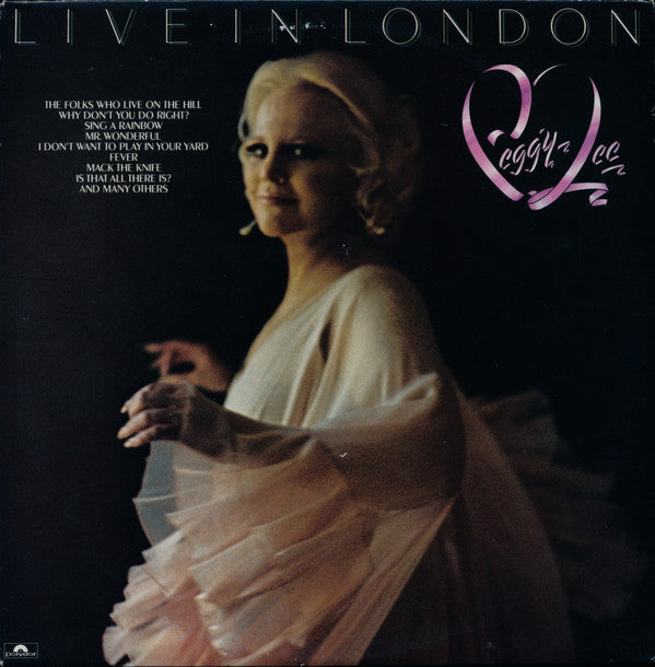 Peggy Lee - Live In London (Vinyl, LP, Album, Stereo) Very Good (VG) / Very Good Plus (VG+)