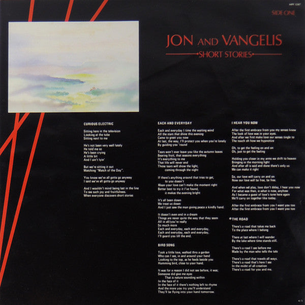 Jon & Vangelis - Short Stories (Vinyl, LP, Album)