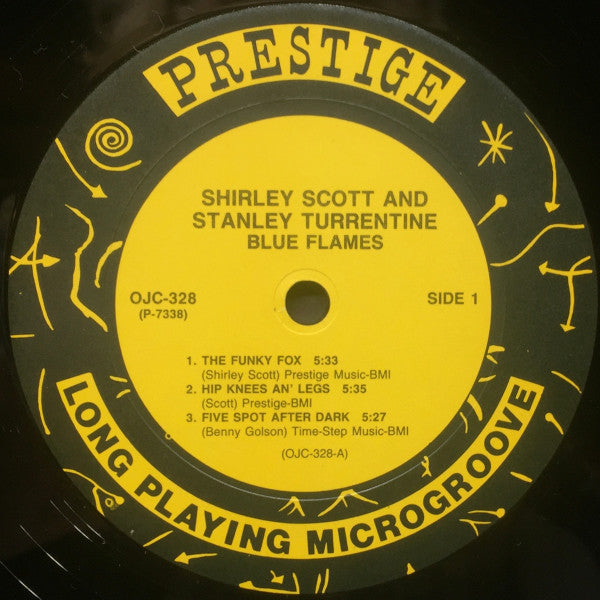 Shirley Scott - Blue Flames (Vinyl, LP, Album, Reissue, Remastered) Very Good (VG) / Very Good (VG)