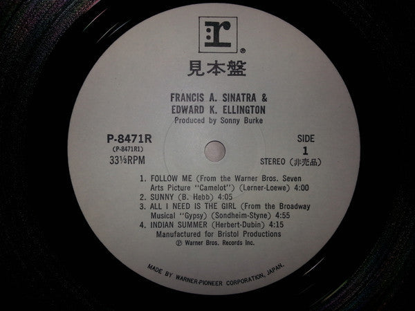 Frank Sinatra - Francis A. & Edward K. (Vinyl, LP, Album, Promo, Reissue, Stereo) Very Good (VG) / Very Good (VG)