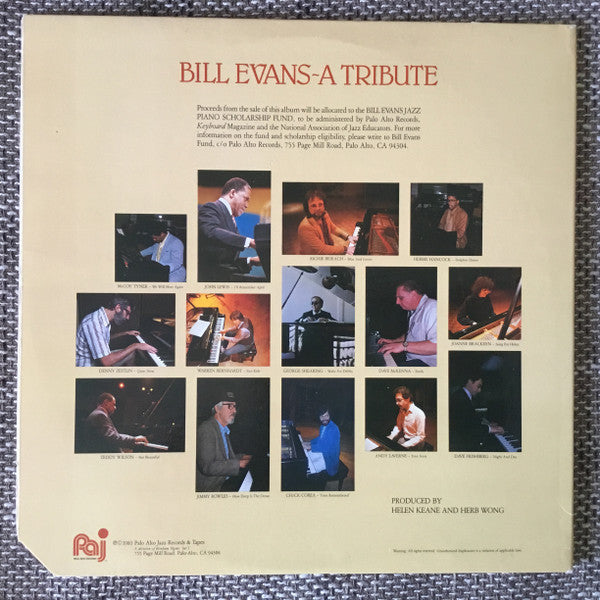 Various - Bill Evans ~ A Tribute (Vinyl, LP, Album)