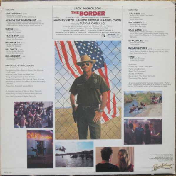 Ry Cooder - The Border (Vinyl, LP, Album) Very Good (VG) / Very Good (VG)