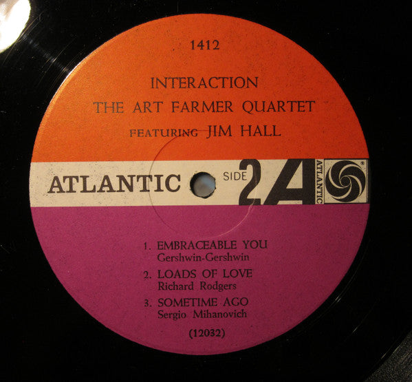 Art Farmer Quartet - Interaction (Vinyl, LP, Album, Mono) Very Good Plus (VG+) / Very Good (VG)