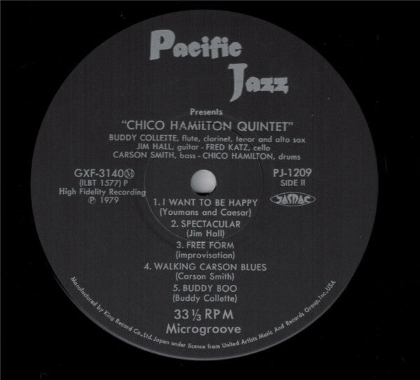 The Chico Hamilton Quintet - Chico Hamilton Quintet (Vinyl, LP, Alb...