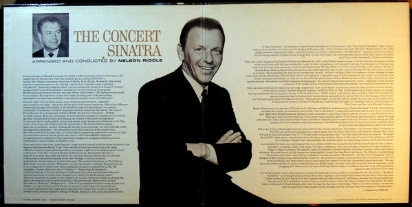 Frank Sinatra - The Concert Sinatra (Vinyl, LP, Album, Mono) Very Good Plus (VG+) / Good Plus (G+)