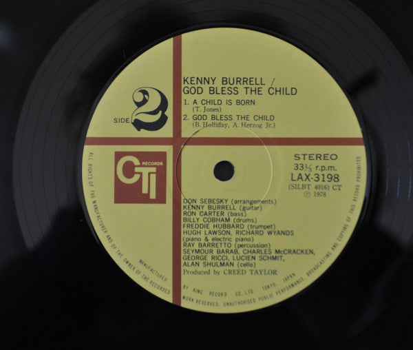 Kenny Burrell - God Bless The Child (Vinyl, LP, Album, Limited Edit...