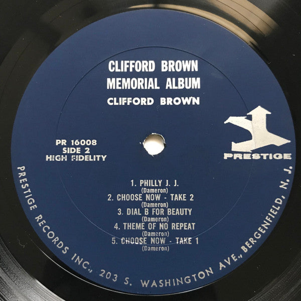 Clifford Brown - Clifford Brown Memorial Album (Vinyl, LP, Compilation, Reissue, Mono) Very Good Plus (VG+) / Very Good Plus (VG+)
