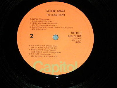 The Beach Boys - Surfin' Safari (Vinyl, LP, Album, Reissue) Very Good (VG) / Very Good (VG)
