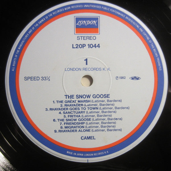 Camel - The Snow Goose (Vinyl, LP, Album, Reissue, Stereo)