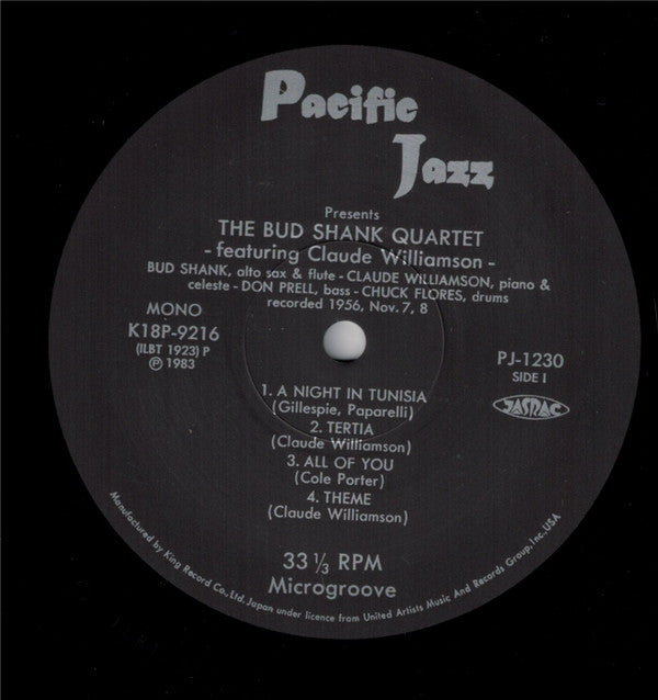 Bud Shank Quartet - Bud Shank Quartet Featuring Claude Williamson (...