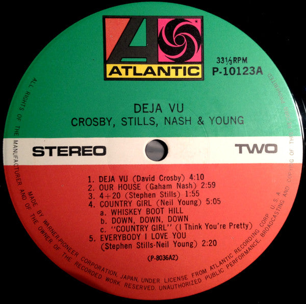 Crosby, Stills, Nash & Young - Déjà Vu (Vinyl, LP, Album, Reissue)