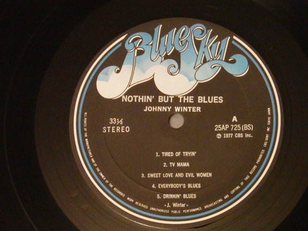 Johnny Winter - Nothin' But The Blues (Vinyl, LP, Album) Very Good Plus (VG+) / Very Good Plus (VG+)