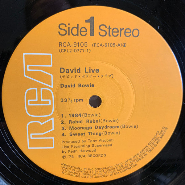 David Bowie - David Live (Vinyl, LP, Album, Reissue)
