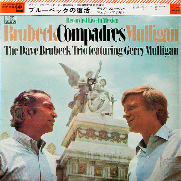 The Dave Brubeck Trio Featuring Gerry Mulligan - Compadres (Vinyl, LP, Album, Stereo) Good Plus (G+) / Very Good (VG)