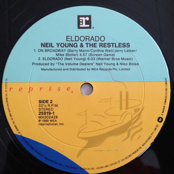 Neil Young - Eldorado (Vinyl, 12", 33 ⅓ RPM, Mini-Album) Very Good Plus (VG+) / Very Good Plus (VG+)