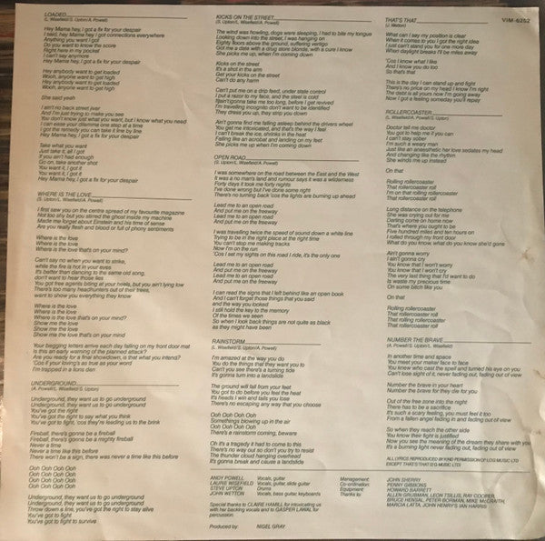 Wishbone Ash - Number The Brave (Vinyl, LP, Album) Very Good Plus (VG+) / Very Good Plus (VG+)
