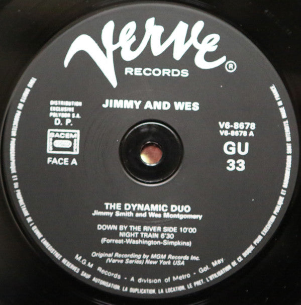 Jimmy Smith - Jimmy & Wes - The Dynamic Duo (Vinyl, LP, Album, Reissue, Stereo) Very Good (VG) / Very Good Plus (VG+)