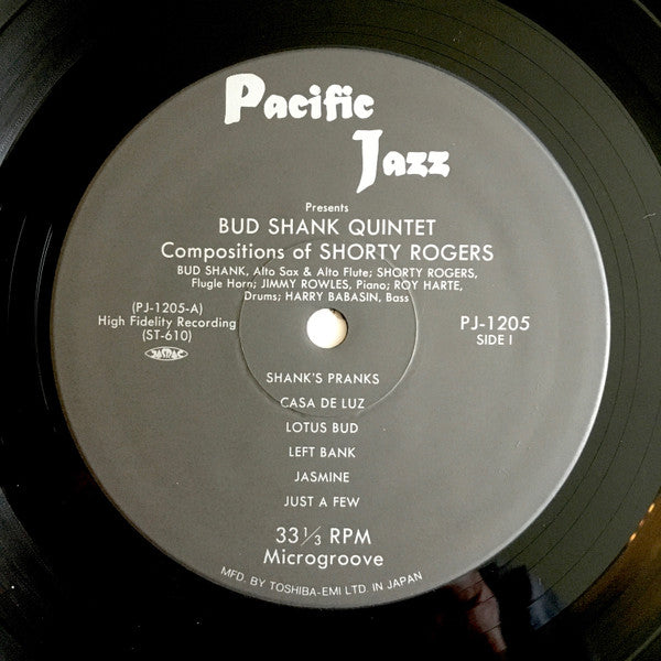 Bud Shank - Bud Shank - Shorty Rogers - Bill Perkins (Vinyl, LP, Album, Mono) Very Good Plus (VG+) / Very Good Plus (VG+)