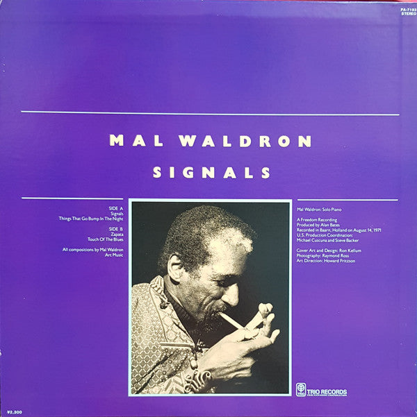 Mal Waldron - Signals (Vinyl, LP, Album) Very Good Plus (VG+) / Very Good Plus (VG+)