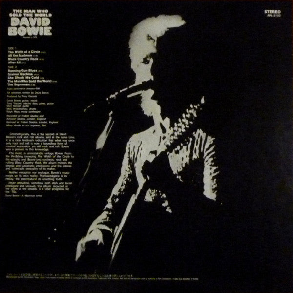 David Bowie - The Man Who Sold The World (Vinyl, LP, Album, Reissue, Stereo) Very Good Plus (VG+) / Near Mint (NM or M-)