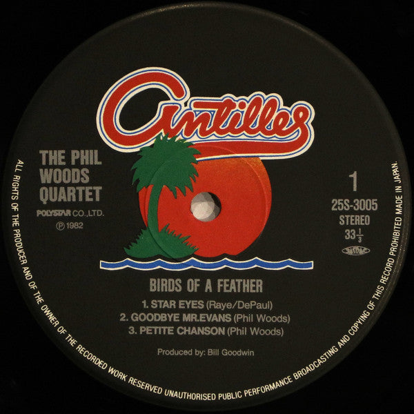 The Phil Woods Quartet - Birds Of A Feather (Vinyl, LP, Album) Very Good Plus (VG+) / Very Good Plus (VG+)