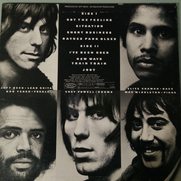 Jeff Beck Group - Rough And Ready (Vinyl, LP, Album) Good Plus (G+) / Fair (F)