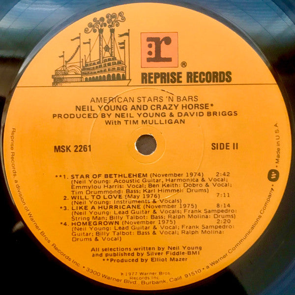 Neil Young - American Stars 'N Bars (Vinyl, LP, Album)
