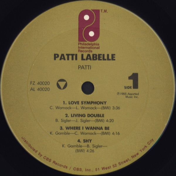 Patti Labelle - Patti (Vinyl, LP, Album, Stereo) Very Good Plus (VG+) / Very Good (VG)